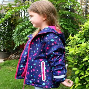 Automne hiver épais veste à capuche pour bébé filles imperméable coupe-vent veste décontractée personnalisable Durable pour la randonnée voyage - Product Image 2