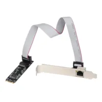 Tarjeta Ethernet 5GBase-T de 1 Puerto y 5000 Mbps, M.2 B Key/M Key a PCIe, con Controlador LAN RJ45 Realtek RTL8126 para Servidor
