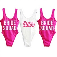 Maillot de bain une pièce pour femme avec logo, rembourrage amovible, haute qualité, été, luxe, pour fête de future mariée, sexy