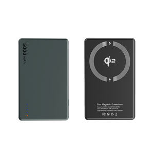 Téléphone portable Charge rapide 5000mAh Banque d'énergie magnétique 2in1 15w Chargeur sans fil pour <span class=keywords><strong>iPhone</strong></span> 12 <span class=keywords><strong>13</strong></span> 14 15 Pro Max <span class=keywords><strong>Batterie</strong></span> <span class=keywords><strong>externe</strong></span> - Product Image 1