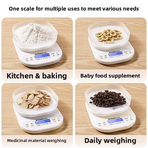 <span class=keywords><strong>Balance</strong></span> de <span class=keywords><strong>cuisine</strong></span> électronique Chigo pour la pâtisserie, usage domestique, haute précision, pesage en grammes, protection contre les surcharges, conversion d'unités - Product Image 4