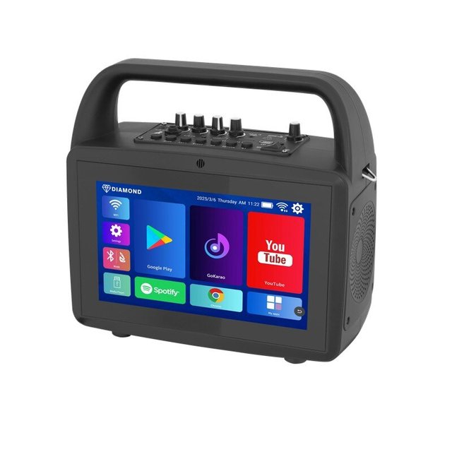 New Arrival 10.1" WiFi Android Karaoke System Touch Screen Karaoke Machine Portable Audio Video Speaker with Lyrics Display