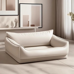 Lit pour <span class=keywords><strong>chien</strong></span> orthopédique de luxe imperméable en mousse à mémoire de forme avec housse amovible lavable résistante aux rayures, <span class=keywords><strong>canapé</strong></span> pour animaux de compagnie de grande et moyenne taille - Product Image 3