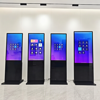 Affichage numérique sur pied, écran publicitaire de 43 pouces, kiosque tactile, écran LCD Android pour centre commercial