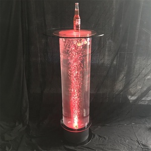 Mesa de <span class=keywords><strong>bar</strong></span> led personalizada, decoración de muebles para club nocturno, nuevo estilo, Burbuja de agua, gran oferta - Product Image 4