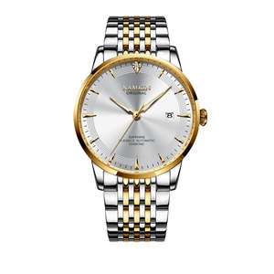 1Customized Luxury Stainless Steel Miyota <b>Automatic</b> Mechanical Water Resistant <b>Chronograph</b> Men's Watch Pointer Dial 20mm Band - Product Image 1