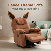 Fauteuil inclinable électrique à thème Anime, en tissu de qualité commerciale, avec support de téléphone, multifonction, personnalisable, pour salle de jeux