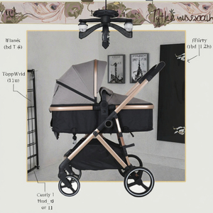 <span class=keywords><strong>Greensky</strong></span> - Cochecito de Bebé Convertible Portátil al por Mayor, Cuna, Cochecito de Lino, Cochecito 3 en 1, Asiento de Coche, Marco de Aleación de Aluminio - Product Image 3