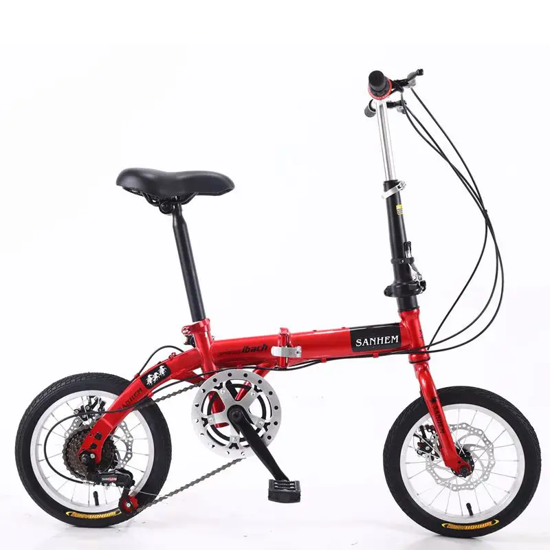 Bicicleta de 14 pulgadas Mimi de China/Bicicleta plegable de 7 velocidades y 21 velocidades para adultos/Bicicleta plegable de aleación de aluminio barata al por mayor