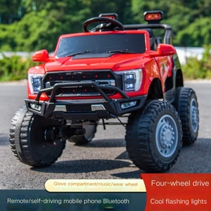 2025Hot รถนั่งไฟฟ้าสำหรับเด็กพร้อมรีโมทคอนโทรลรถไฟฟ้าสำหรับเด็กกลุ่มอายุ2-4ปี - Product Image 4