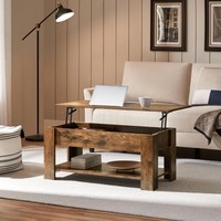 Table basse convertible multifonctionnelle moderne et durable YISI, en vente flash, pour le salon, avec rangement