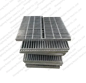 Factory Customized For Floor Trench Catwalk Walkway Platform Hot Dip Galvanized Steel Grating