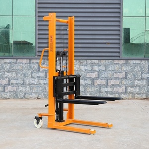 Machinery <strong>Manual</strong> Hand <strong>Hydraulic</strong> Forklift Pallet <strong>Stacker</strong> Used in Warehouse Storage <strong>Lift</strong> Truck Portable Hand <strong>Stacker</strong> - Product Image 1