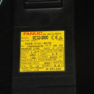 A06B-2141-B078 Accessoires de système FANUC d'origine, moteur AC neuf avec garantie d'un an - Product Image 6