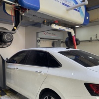Machine de lavage de voitures portable sans contact à 360° haute pression avec sécheuse pour le nettoyage des camions