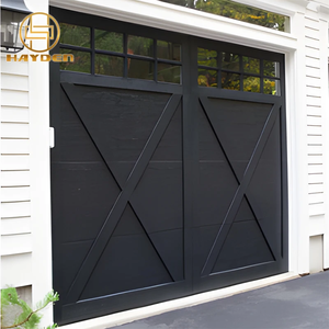 باب مرآب علوي من قطاعات فولاذية ملونة بخطوط حديثة - Product Image 2