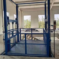 Ascenseur de marchandises Eterlift pour atelier d'usine, 6m, 1500kg, élévateur vertical électrique hydraulique à rail de guidage