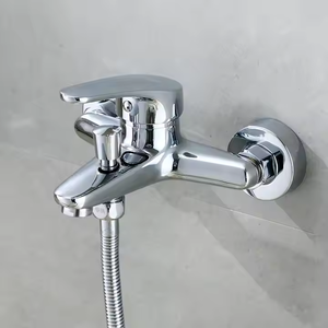 Хромированный Одноручный Термостатический смеситель для ванной - Product Image 4