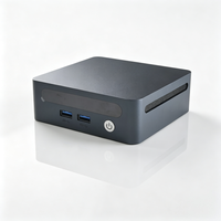 Intel Core I5 Mini PC Quad Core DDR4 SSD Dual Metal Case 15W Daya Rendah Windows 11 Pro Komputer Desktop Bisnis