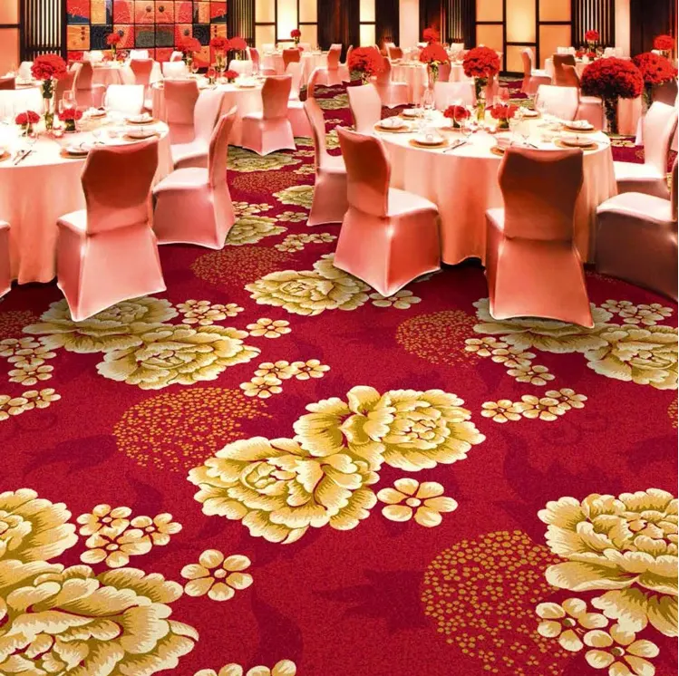 Wholesale Large 5 Star Axminster Carpet 80% Wool and 20% Nylon Luxury Hotel Carpets