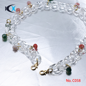 Acrilico Trasparente Sacchetto di Plastica Catena di Accessori Fai da Te in Resina Trasparente di Ricambio Del Sacchetto Della Cinghia per Borsa Della Spalla - Product Image 5