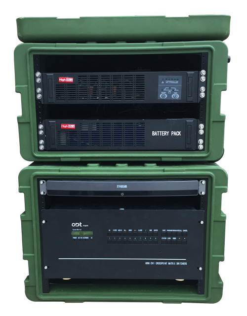 RJ6U Server Case 6u Shockproof Hard Plastic Simple Flight Rack