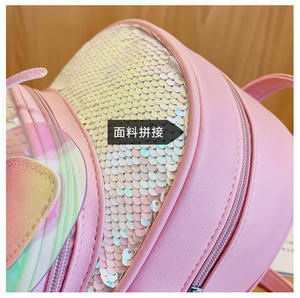 Chanceux Nouveau 2-5 enfants Paillettes Sac À Dos Maternelle Cartable Anti Manque Papillon Belle enfants Sac - Product Image 4