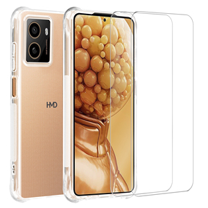 Étuis de téléphone antichoc clair Ultra mince couverture en TPU souple Anti-chute <span class=keywords><strong>Smartphone</strong></span> couverture arrière pour HMD Pulse Plus - Product Image 4