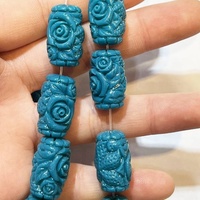 Perles en vrac sculptées en forme de colonne de coquillage naturel, corail rouge et étoile de mer rose pour la fabrication de bijoux (vente en gros, DIY)