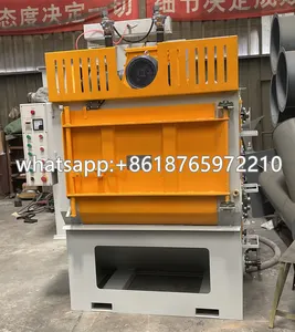 Q326 çamaşır kemer rotasyon tipi kemer kumlama makinesi