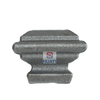 Colonne d'anneau en fer forgé traité thermiquement Huayi facile à souder pour porte cour service de modélisation 3D inclus
