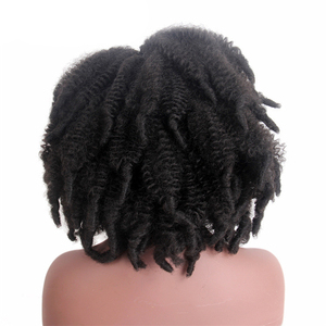 <span class=keywords><strong>Parrucca</strong></span> capelli intrecciati Kanikalong nero europeo e americano <span class=keywords><strong>Afro</strong></span> africano mercato caldo di vendita delle donne <span class=keywords><strong>parrucca</strong></span> riccia - Product Image 4