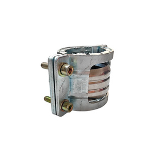 Accessoires de gouttière pour serre agricole, <span class=keywords><strong>fixation</strong></span> de tuyaux, alliage d'aluminium et de zinc, revêtement en poudre, pince à bascule, certifié ISO 9001, vert - Product Image 3