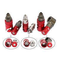 Connecteur à déconnexion rapide en alliage d'aluminium AN3, plaqué zinc, pour coupure d'huile d'étrier de frein