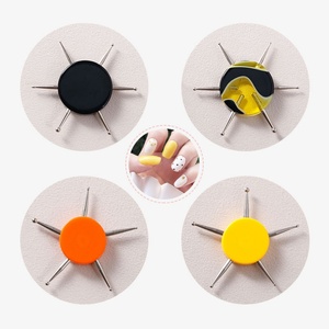 Aimeiier Herramienta de Manicura Multiusos 6 en 1 con Puntas de Disco Volador, Bolígrafo de Puntos para Arte de Uñas DIY, Puntas de Metal con Diferentes Puntos de Perforación - Product Image 5
