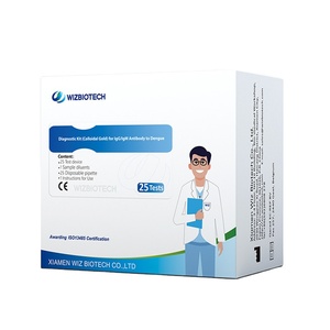 Wiz Factory Direct One Step <strong>Dengue</strong> IgG IgM <strong>Rapid</strong> <strong>Test</strong> <strong>Kit</strong> Antibody 25 <strong>Kits</strong> Manual Operation Blood Sample Reagent - Product Image 3