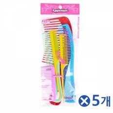Juego de 6 piezas X 5 piezas Color Belleza Peine Cepillo para el cabello Peine para el cabello Juego de cepillos para el cabello - Product Image 1