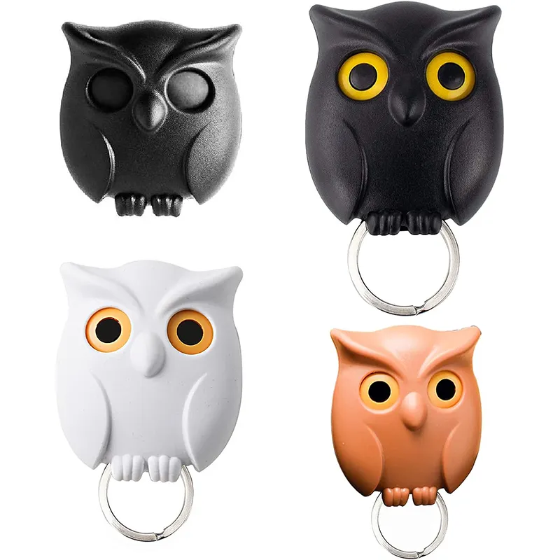 Cute Owl Key Holder Owl Keying Holder Montado en la pared Owl Key Hooks