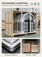 Fenêtres et portes intérieures de luxe de qualité supérieure de la marque BRAVO, profilés de fenêtres de cuisine en aluminium pour maison