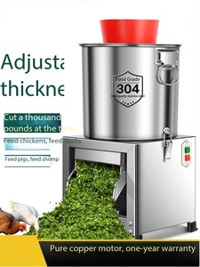 Cortadora de Forraje Eléctrica 4 en 1, Máquina Procesadora de Alimentos Ajustable para Pasto, Enredaderas de Patata, Verduras y Frutas - Product Image 4