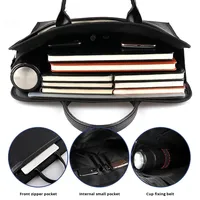Sac à main pour ordinateur portable en tissu de buffle anti-éclaboussures, sac de classement, sacoche de bureau pour homme, vente en gros d'usine