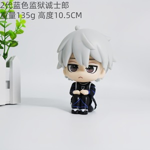 Venta al por mayor 10CM Blue Lock Anime Figure Look up Isagi Yoichi/<span class=keywords><strong>Nagi</strong></span> <span class=keywords><strong>Seishiro</strong></span> Doll Big Head PVC Anime Figure estatuas Juguetes para niños - Product Image 5