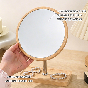 <span class=keywords><strong>Espejo</strong></span> <span class=keywords><strong>de</strong></span> Maquillaje/Cosmético <span class=keywords><strong>de</strong></span> Madera con Logotipo Personalizado, 3 Formas: Ovalado/Cuadrado, Giratorio, con Bandeja <span class=keywords><strong>de</strong></span> Almacenamiento <span class=keywords><strong>de</strong></span> Joyas para Dormitorio - Product Image 3