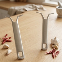Poignée de cuisson en acier inoxydable Guanrun L1 moulée sous pression, surface polie miroir, détachable et remplaçable, compatible four pour casseroles de cuisine