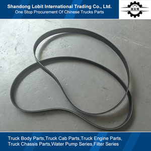 Sinotruk HOWO kamyon motor yedek parçaları AC veya DC kemer 6pk 8pk 10pk 100% yeni çok kama kemerler 080V96820-0243 - Product Image 3