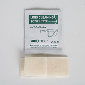 Lingettes nettoyantes et désinfectantes multi-usages jetables anti-buée pour lunettes avec boîte de présentation - Product Image 1