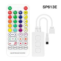 Contrôleur intelligent de bande LED WiFi RGB RGBW, dimmable, DC 12V 24V, télécommande par application