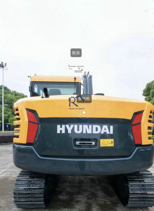 Mini-excavatrice Hyundai 80 d'occasion, 8 tonnes, sur chenilles, excellent état, avec moteur, boîte de vitesses, pompe et prix réduit, à vendre - Product Image 2