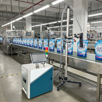 Impresora de Fecha de Producción, Impresora de Inyección de Tinta CIJ Automática de Alto Nivel para Codificación de Fechas de Caducidad en Botellas de Plástico y Envases Flexibles