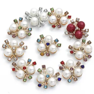 Vente en gros de nouvelles perles de strass florales faites à la main accessoires vestimentaires accessoires de chaussures bricolage perles de strass